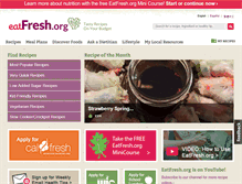 Tablet Screenshot of eatfresh.org